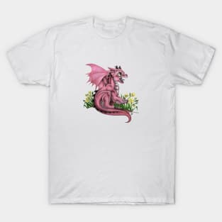 Adorable Pink Baby Dragon T-Shirt